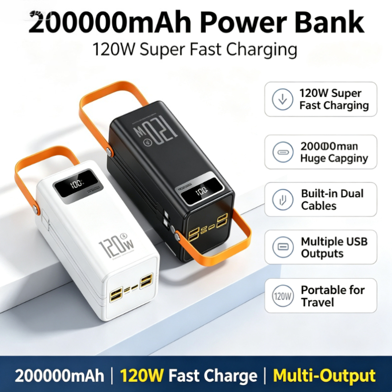 120W Fast Charging Power Bank  - Outdoor Power Adapter Usb C review and price