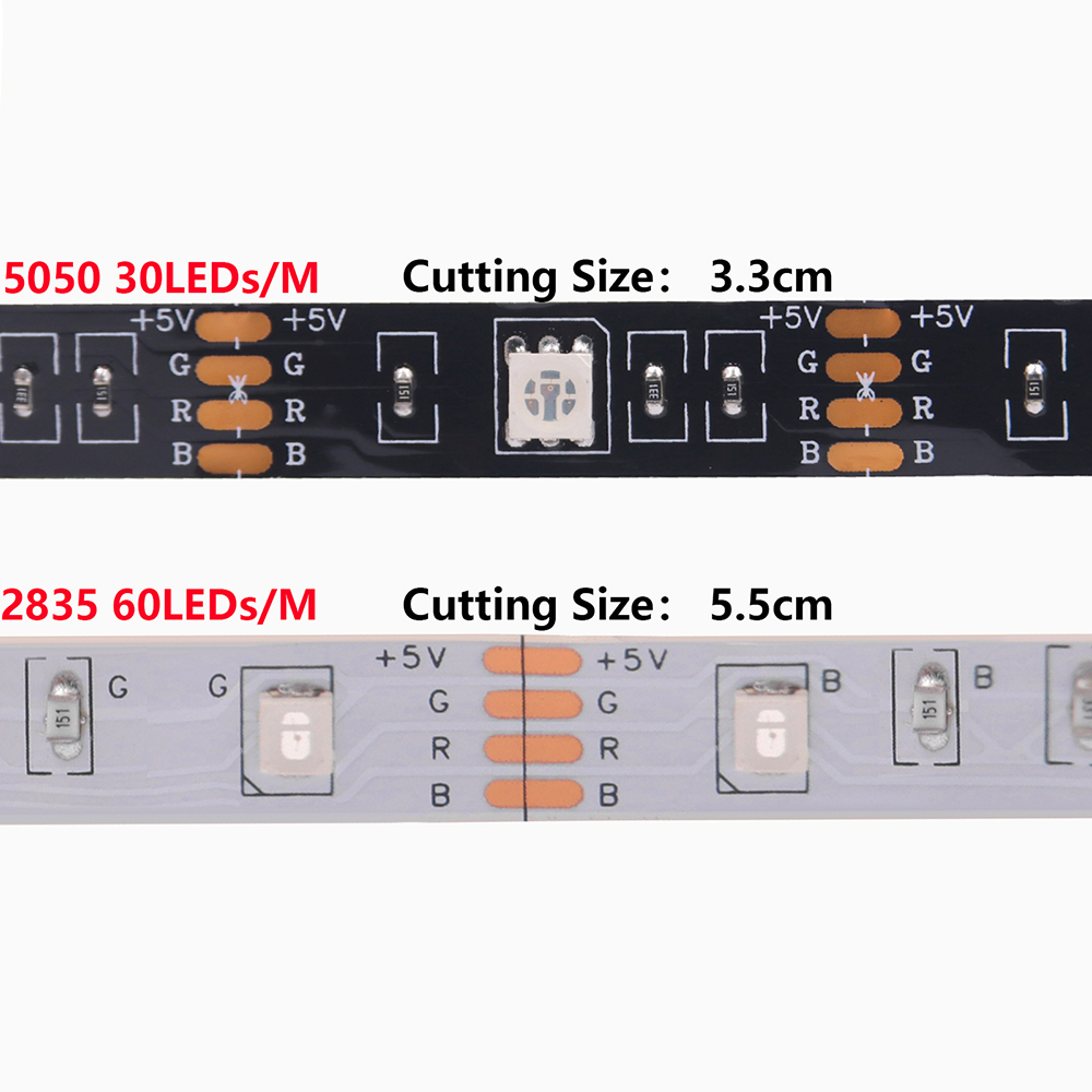 DC 5V 5050 RGB Strip LED Light - Outdoor Power Strip Weatherproof review and price