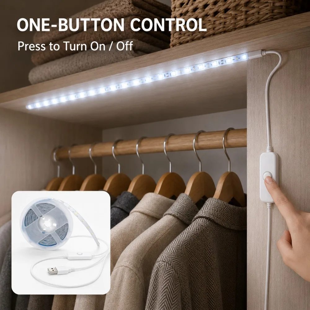 USB Button Switch 2835 LED Str - Outdoor Use Power Strip review and price
